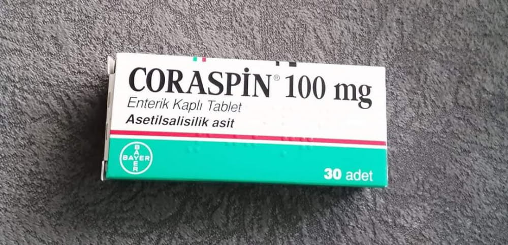 Coraspin 100 mg 30 tablet niçin kullanılır?