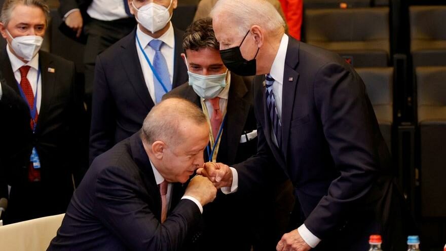 Joe Biden - Erdoğan meeting - partisan media