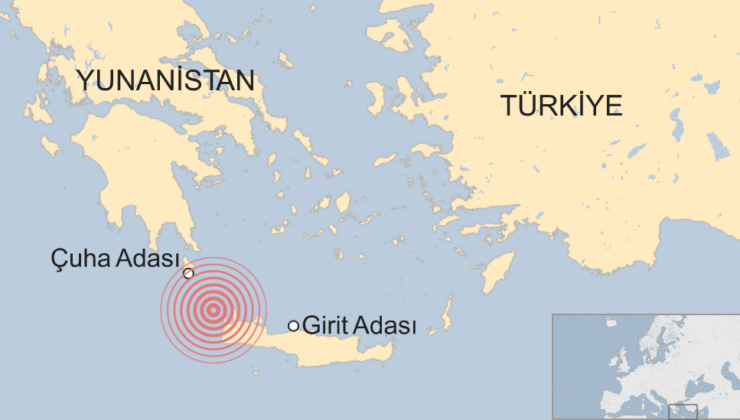 Yunanistan’da deprem: Girit Adası’nda 6.5 büyüklüğünde deprem meydana geldi