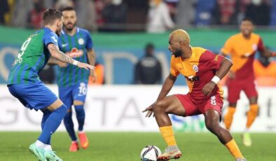 Galatasaray Rizespor’u 3-2 yendi