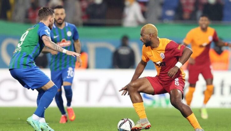 Galatasaray Rizespor’u 3-2 yendi