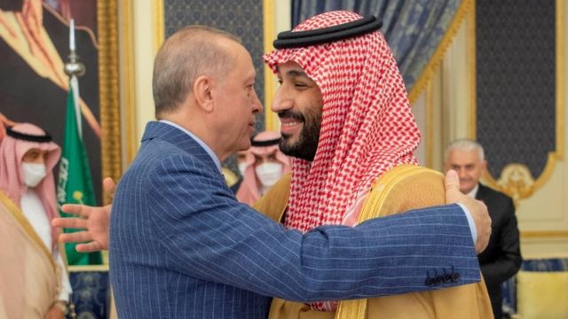 nisan 2022 - erdoğan suudi arabistan ziyareti